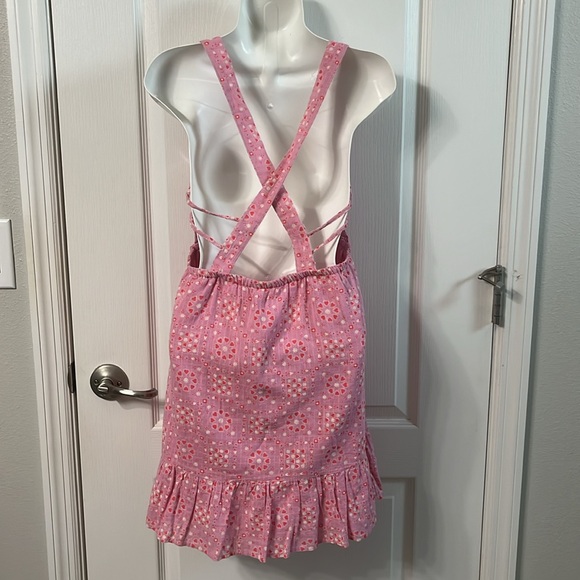 NWT Urban Outfitters Hansel Pink Heart Print Dress M - Picture 6 of 9